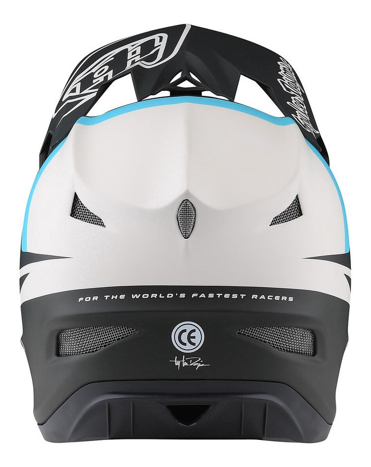 Casco Troy Lee Designs D3 Fiberlite Slant Green